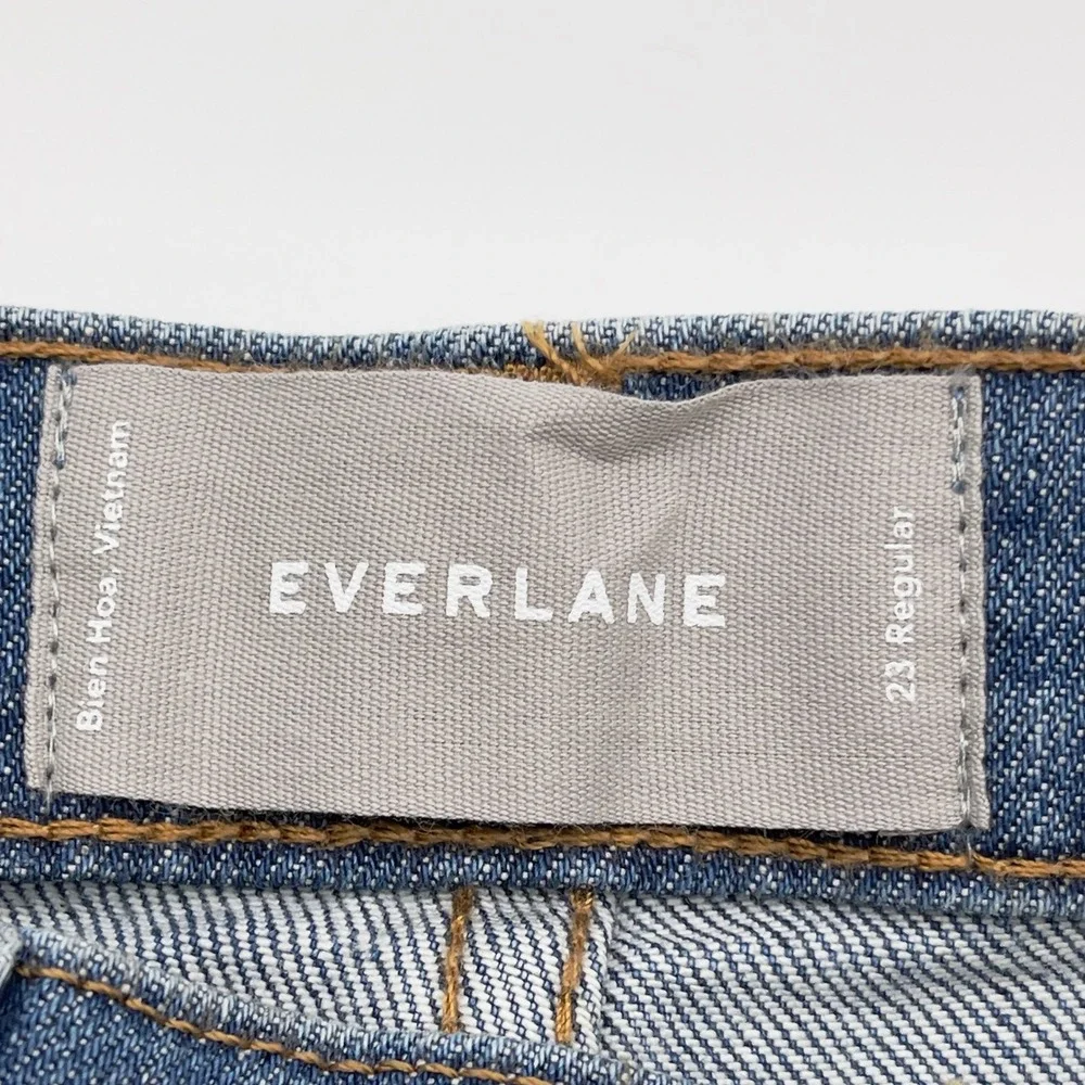 Everlane High Rise Skinny Jeans Womens 23 Stretch Minimalist Indie‎ Clean Girl